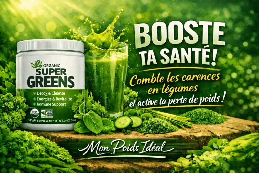 Jus légumes vert biologique