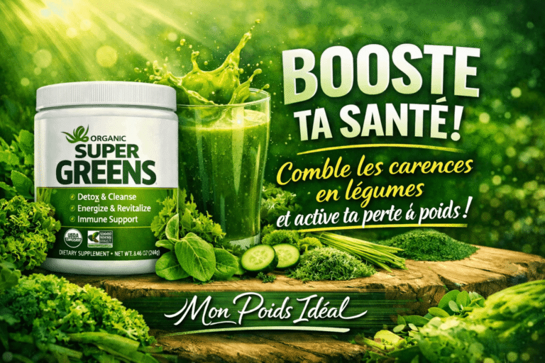 Jus légumes vert biologique