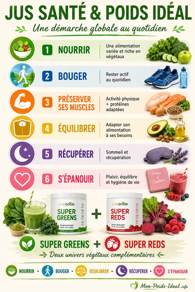 Jus santé & poids idéal équilibre