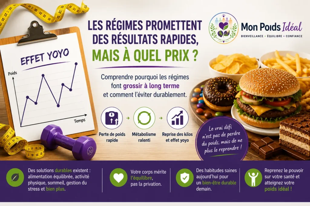 Les régimes et l'effet yoyo