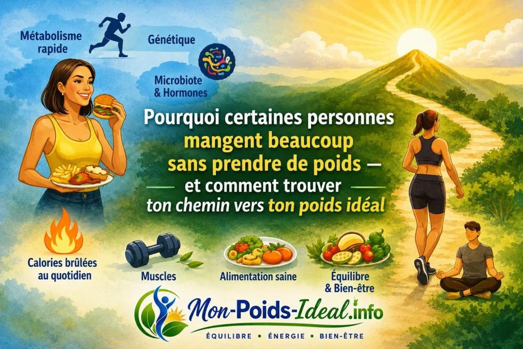 Pourquoi certaines mangent beaucoup sans perdre de poids