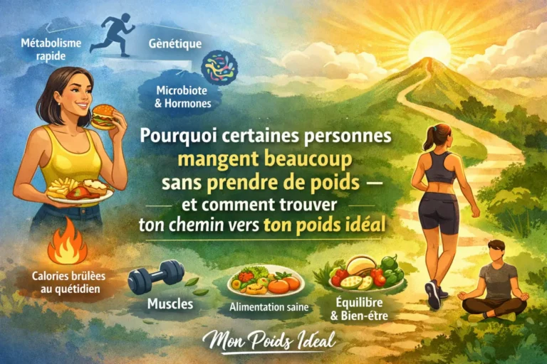 Pourquoi certaines personnes mangent beaucoup sans prendre de poids
