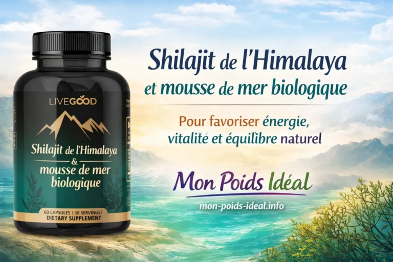 Shilajit de l'Himalaya et mousse de mer biologique