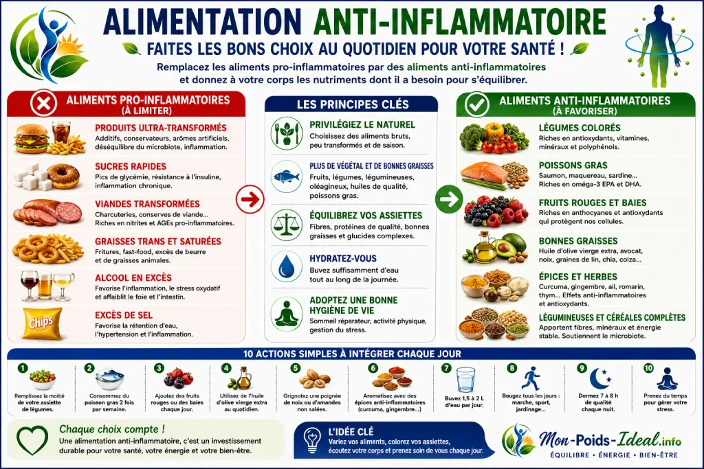 Alimentation anti-inflammatoire guide
