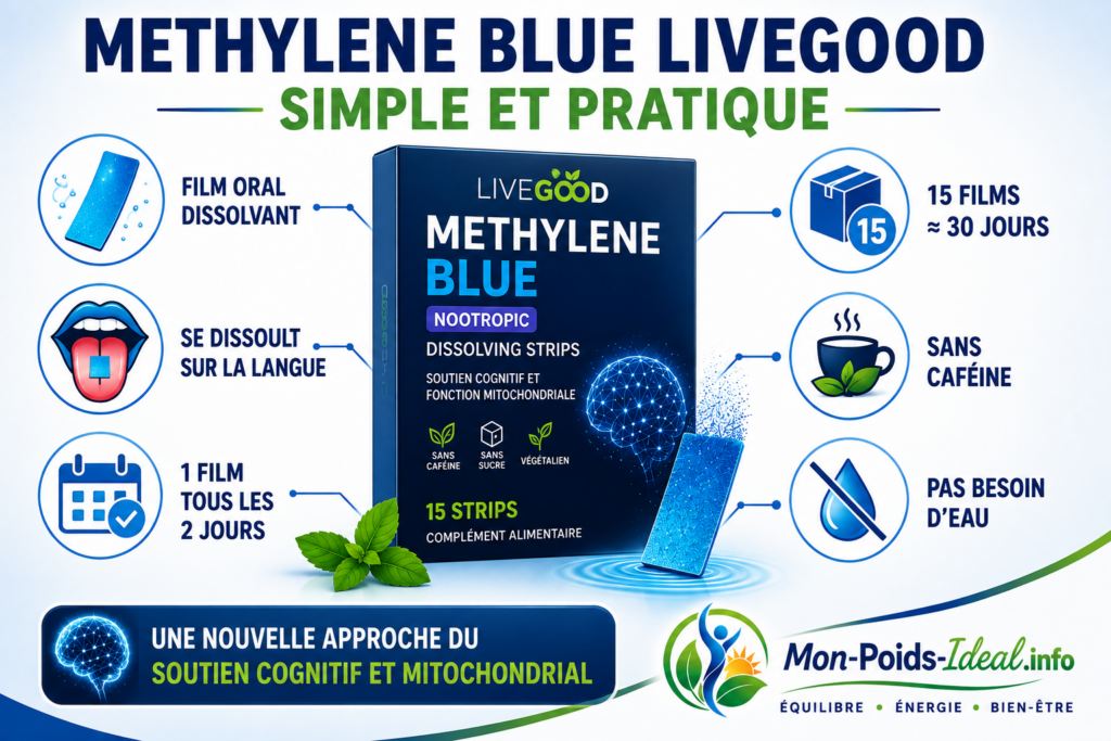 Bleu de méthylène simple et pratique