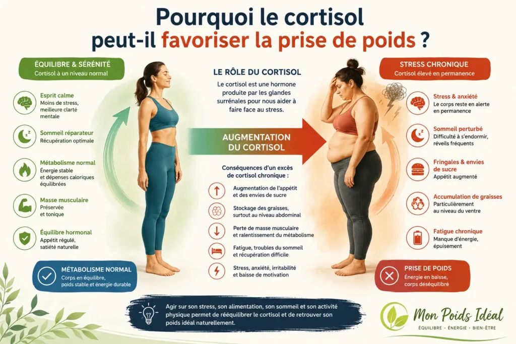Cortisol et  perte de poids