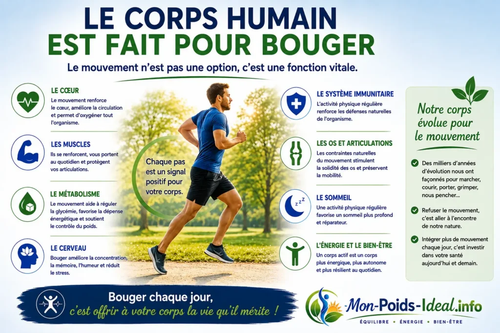 Le corps humain est fait pour bouger