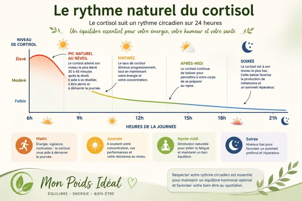 Le rythme naturel du cortisol
