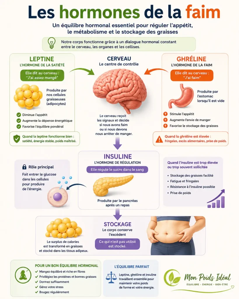 Les hormones de la faim