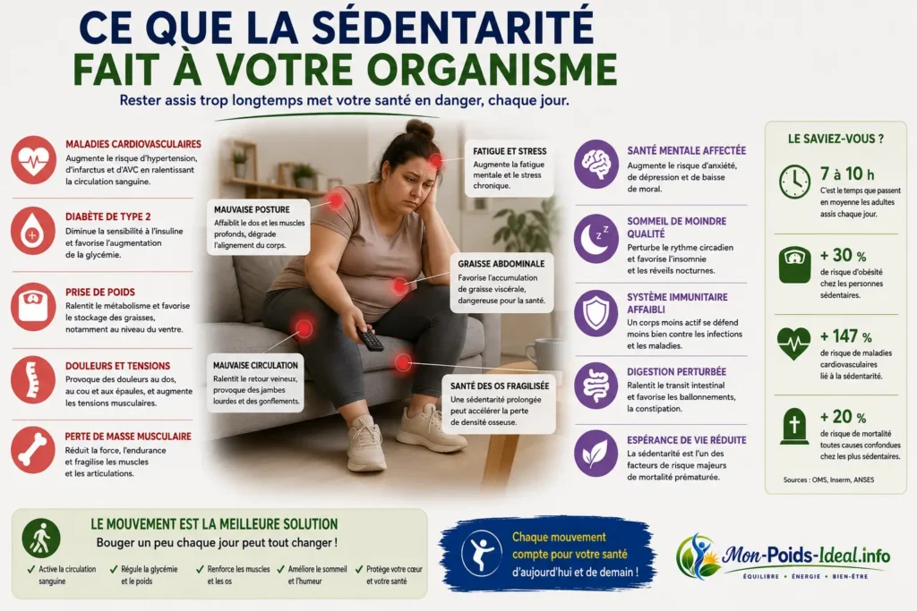 Sédentarité et organisme
