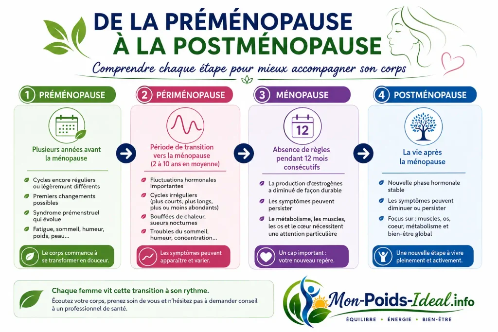 Ménopause et prise de poids postménopause