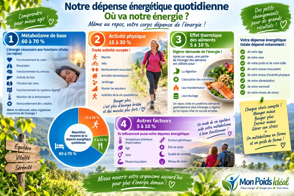 Notre dépense énergétique quotidienne