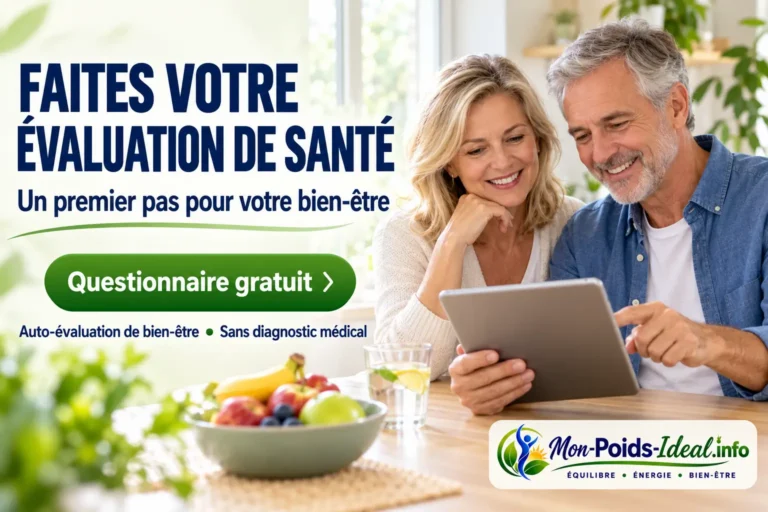 Faites votre évaluation de santé